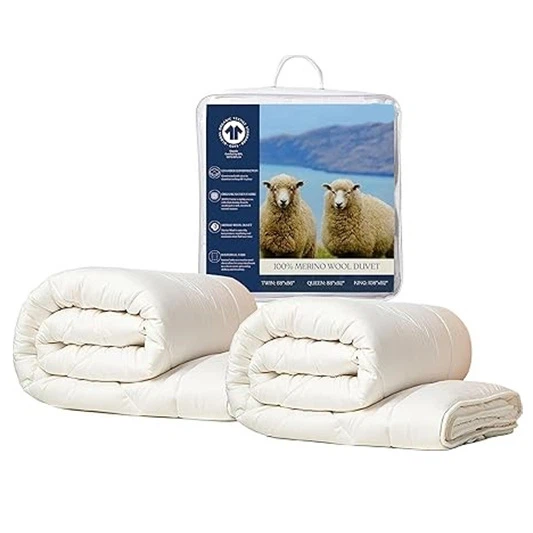 Edredom de lã natural